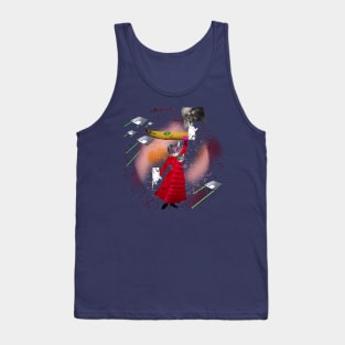 Cool Space Cat Overlord Tank Top